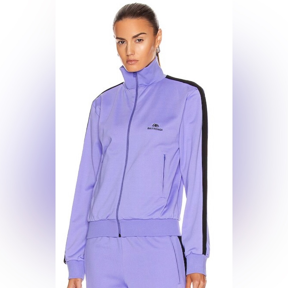 Balenciaga mauve/lilac black zip up Size 36